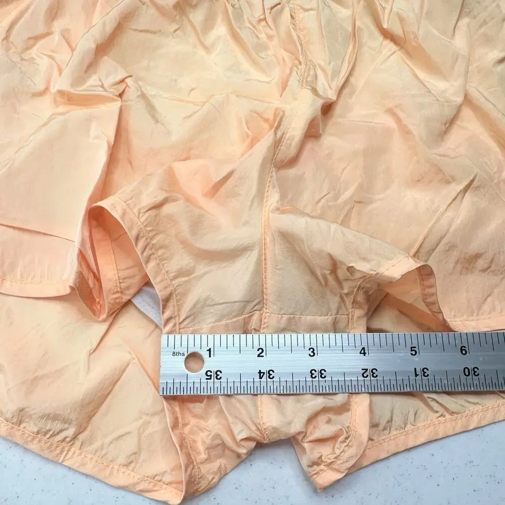 Free People Movement Shorts Womens Large The Way Home Short Orange Lined Running